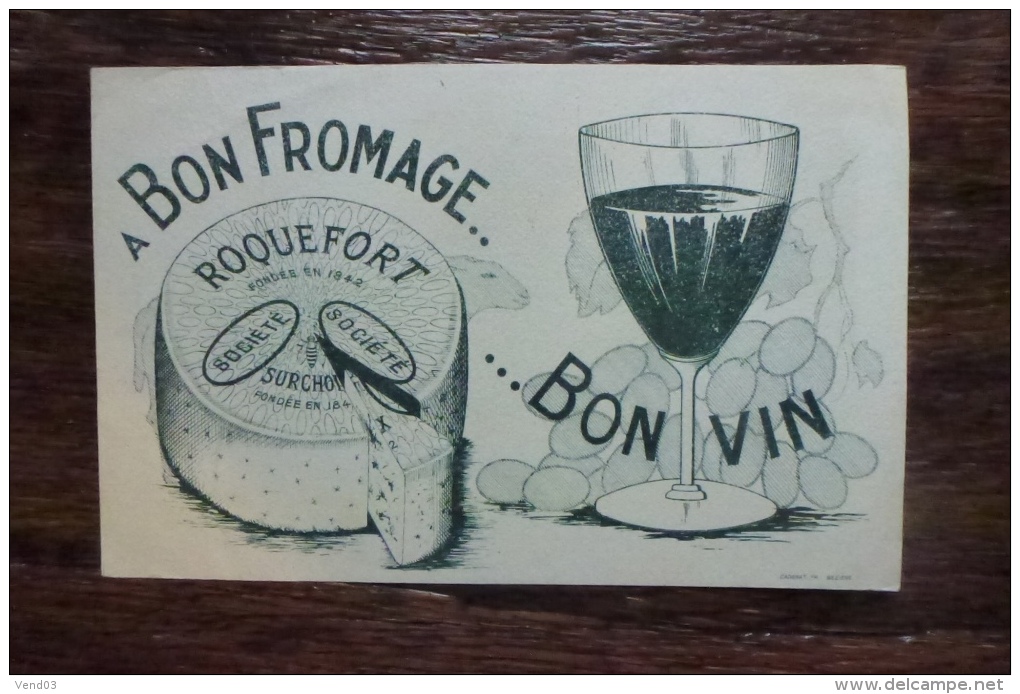 A BON FROMAGE BON VIN ROQUEFORT - Food