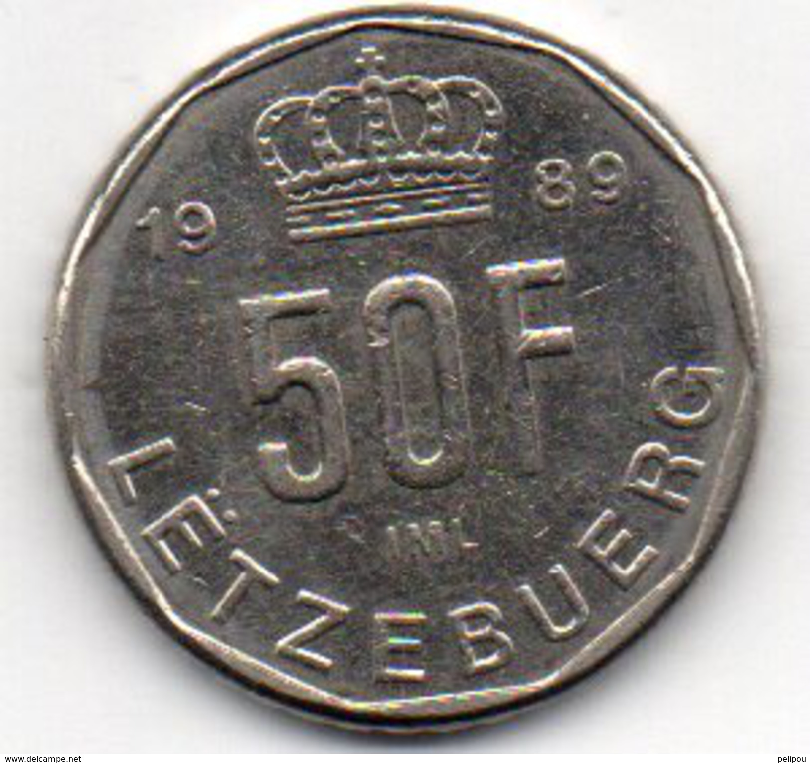 Luxembourg 50 Francs 1989 - Luxembourg