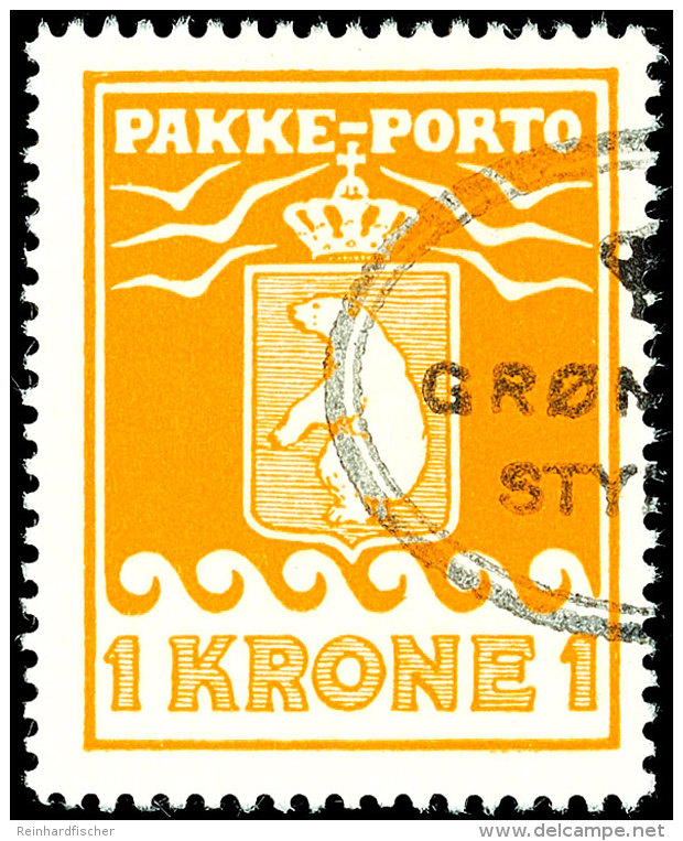 10 Oere Bis 1 Kr. Paketpostmarken, Kpl. Satz Zu 4 Werten, Tadellos Gestempelt, Mi. 375.-, Katalog: 7/11B O10... - Sonstige & Ohne Zuordnung