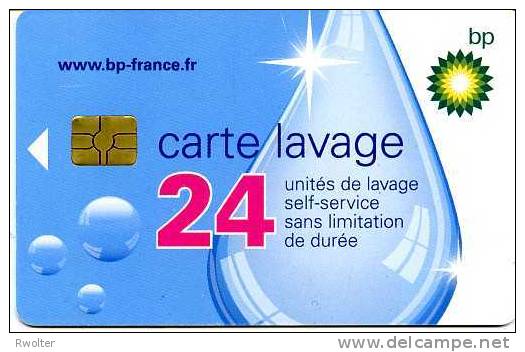 @+ Carte De Lavage BP - NEW - 24 UNITES. Recto : Www.bp-france.fr (1) - Lavage Auto