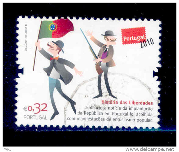 ! ! Portugal - 2010 Freedom History - Af. 4026 - Used - Used Stamps