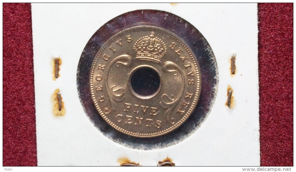 East Africa 5 Cents 1952 Km#33. - British Colony