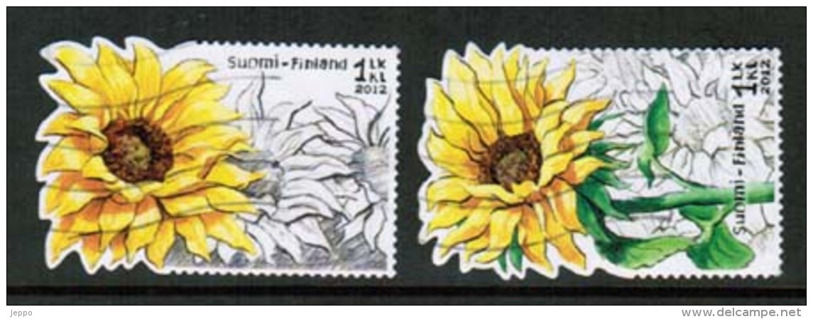 2012 Finland, Flowers Complete Set Used. - Used Stamps