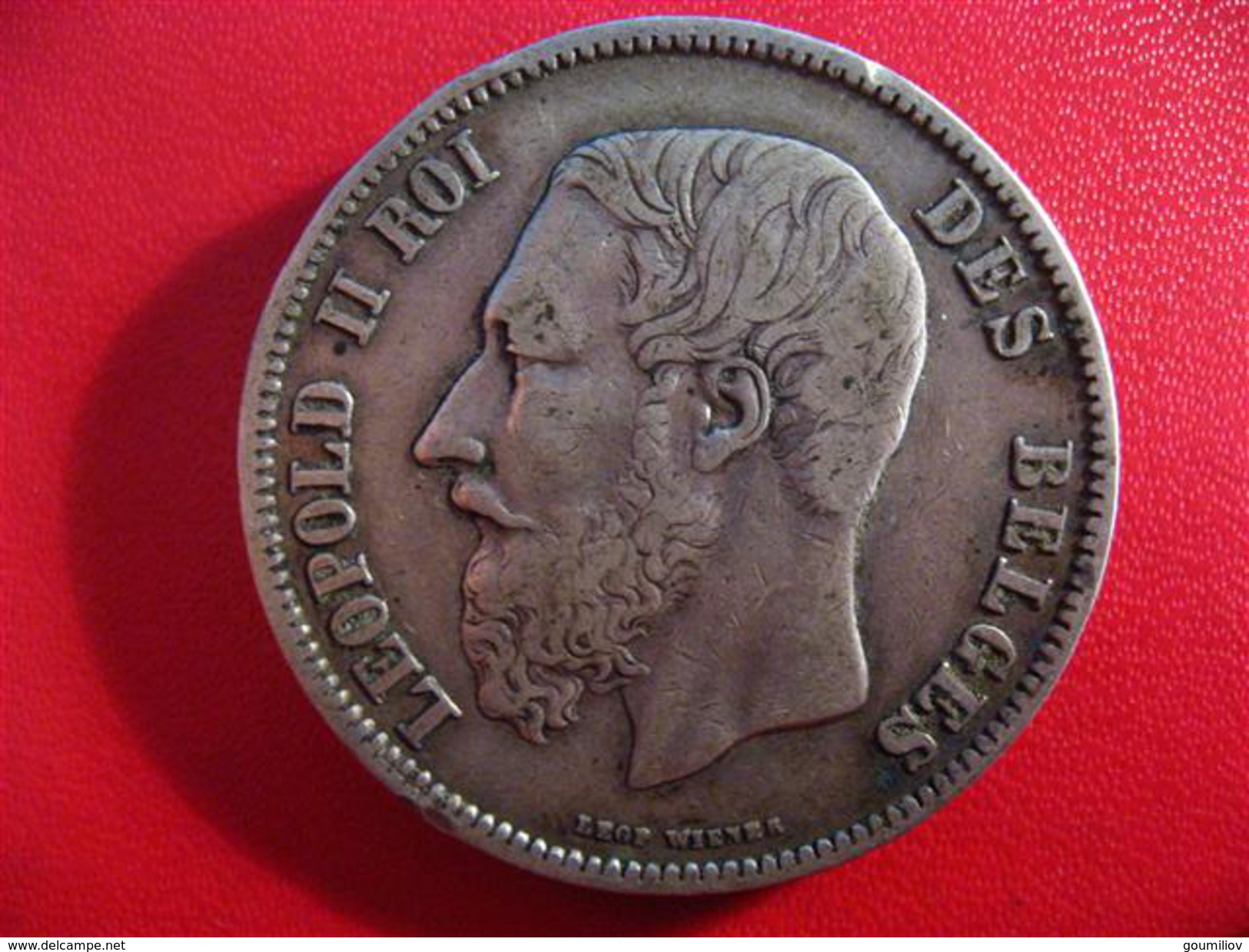 Belgique - 5 Francs Leopold II 1869 2327 - 5 Francs