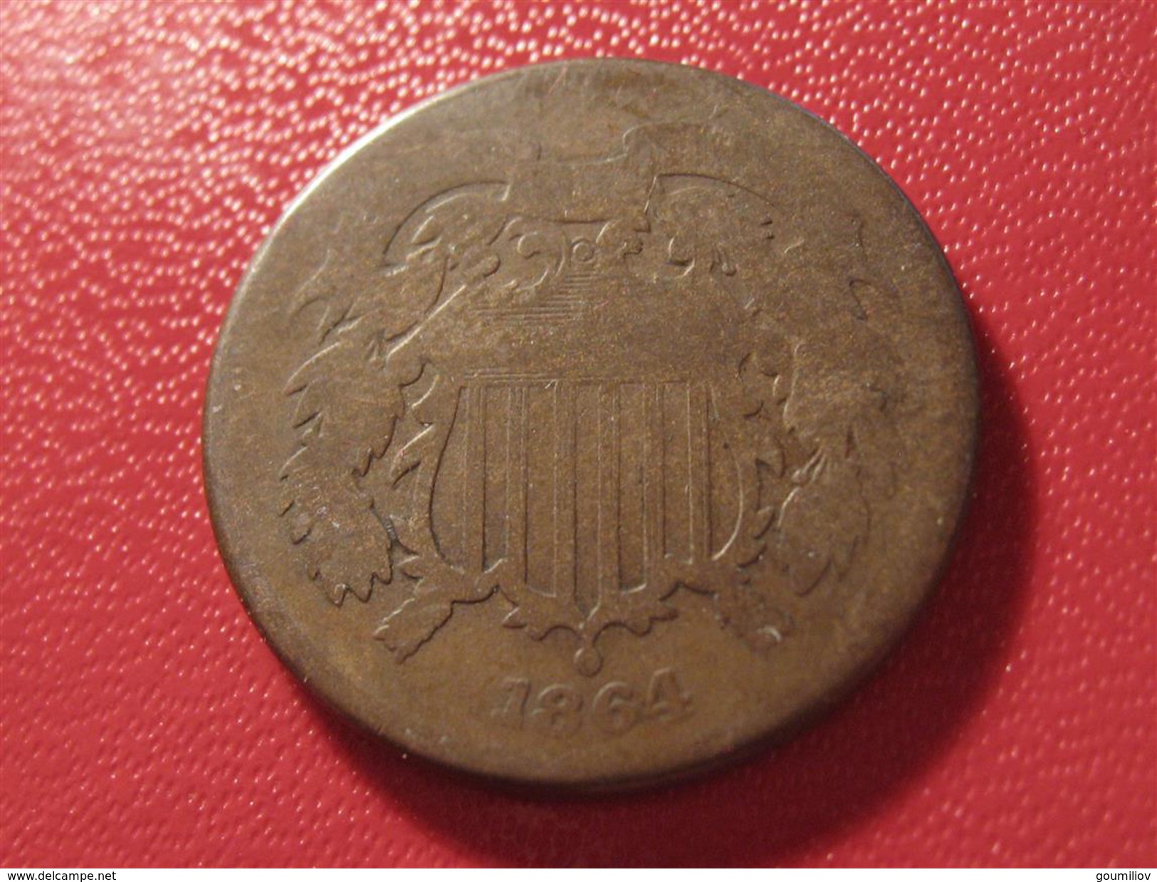 Etats-Unis - USA - 2 Cents Shield 1864 7507 - E.Cents De 2, 3 & 20