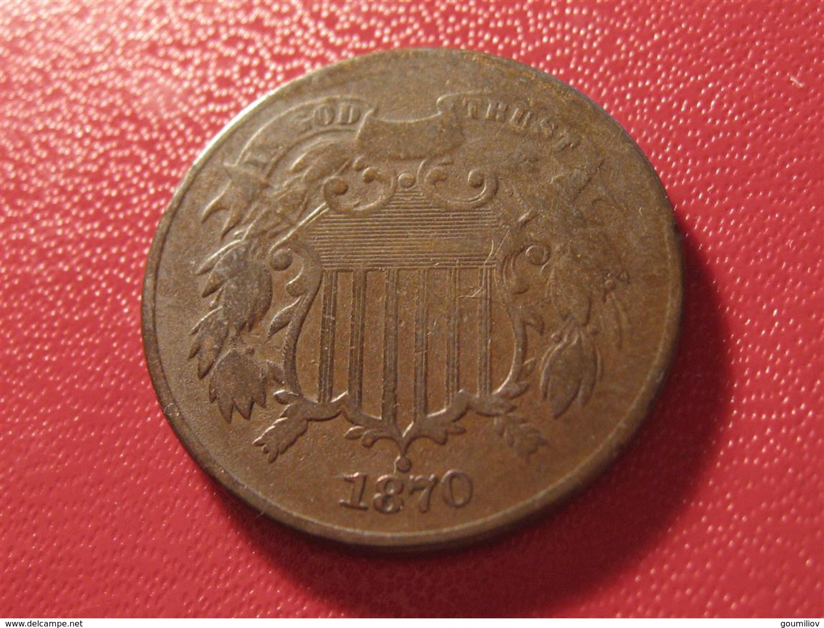 Etats-Unis - USA - 2 cents Shield 1870 7513