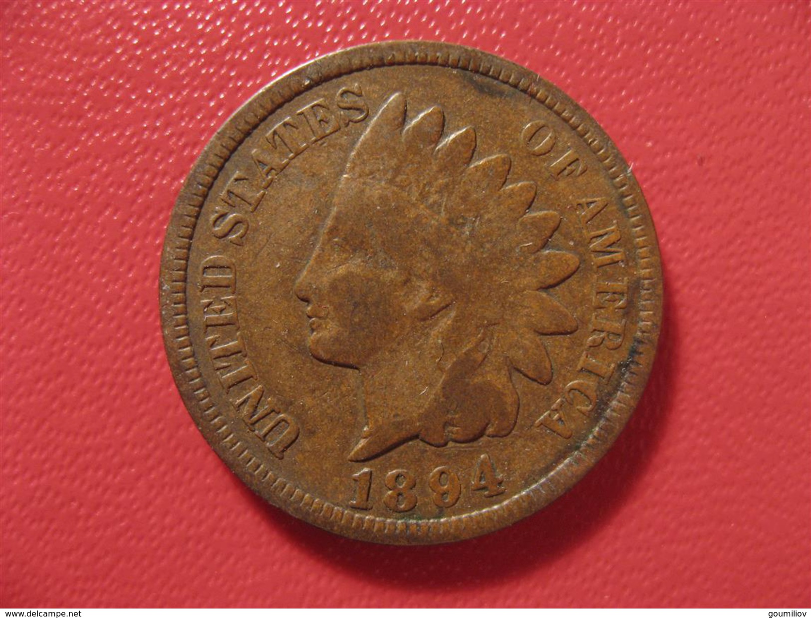 Etats-Unis - USA - One Cent Indian Head 1894 7472 - 1859-1909: Indian Head