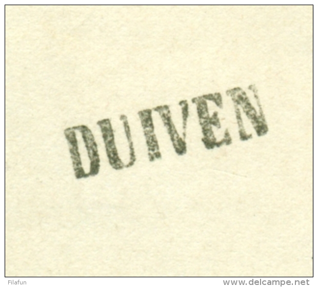 Nederland - 1861 - Portvrije Omslag / Folded Cover Van Arnhem Na Posttijd Naar Duiven - ...-1852 Vorläufer