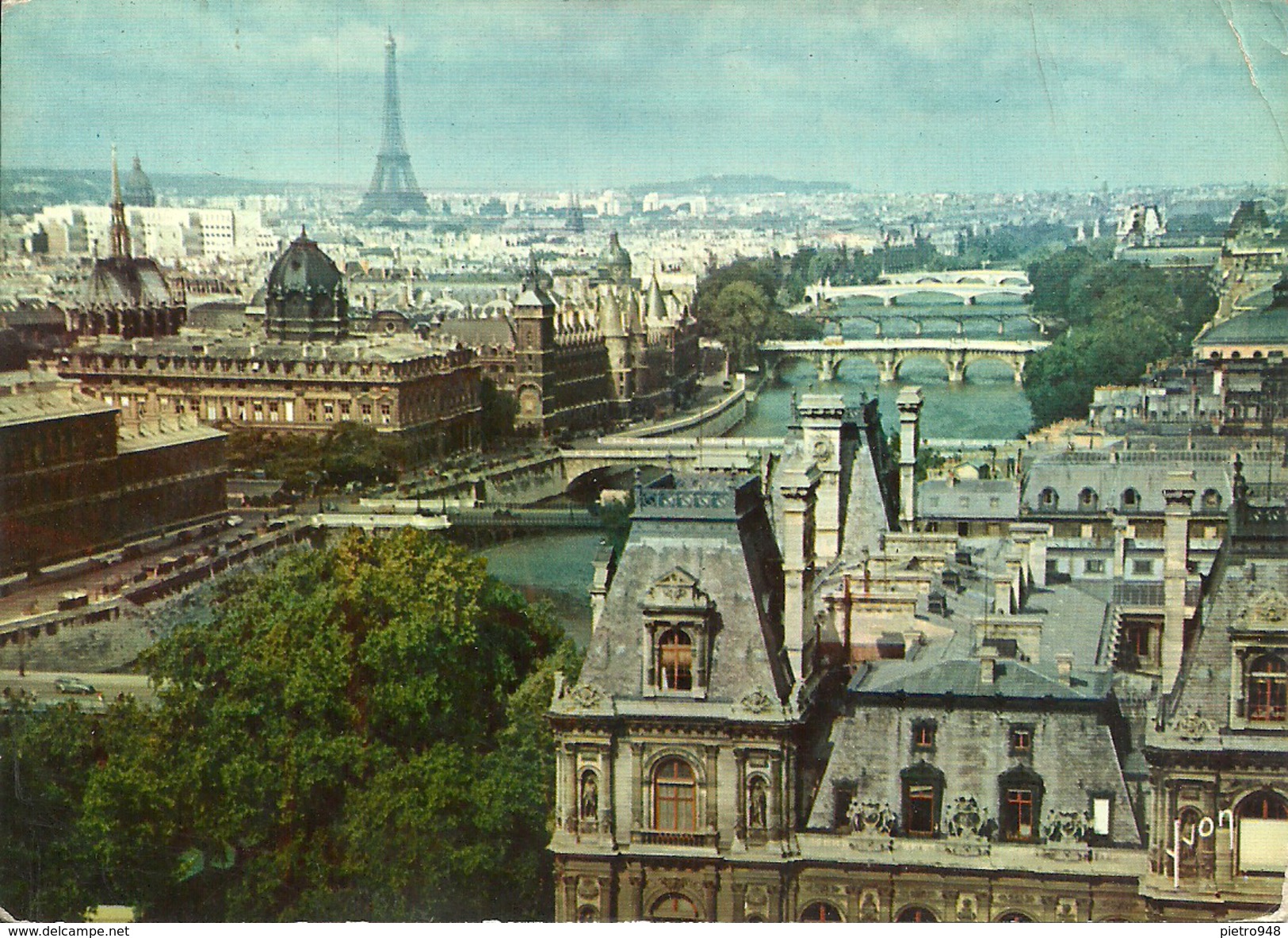 Paris (France) Perspective Des Sept Ponts, Vue Aerienne, Aerial View, Veduta Aerea, Luftansicht - Viste Panoramiche, Panorama