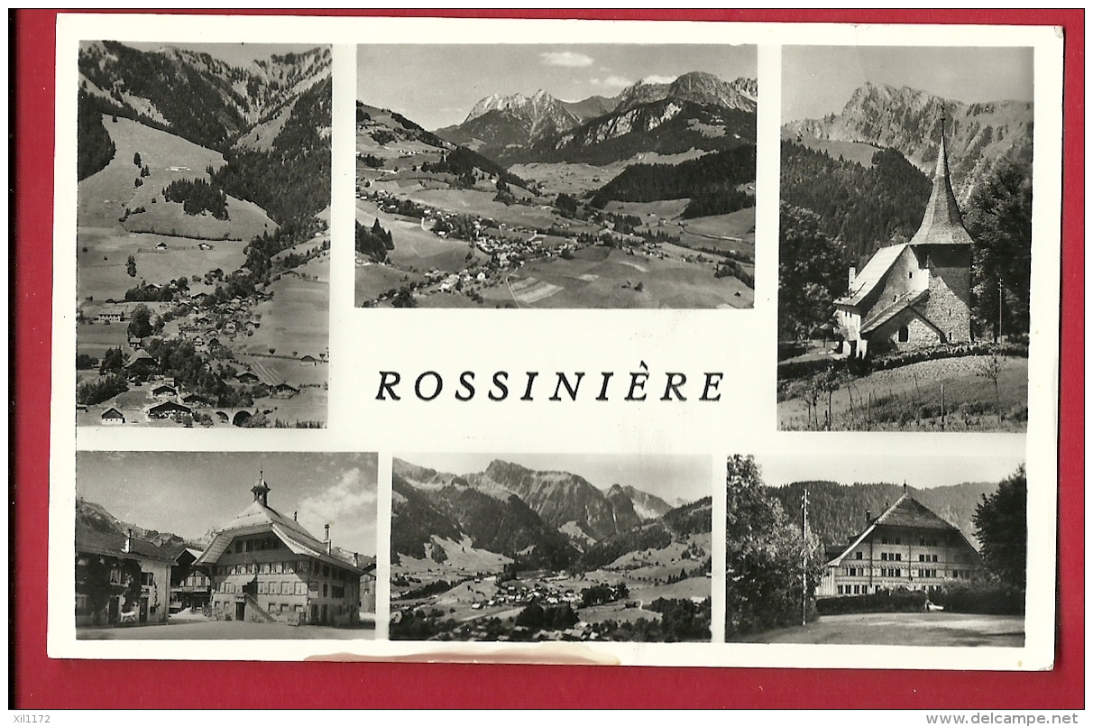 FIP-05 Multivues, Rossinière Pays-d'en-Haut. Cachet Militaire. Deriaz 10032 - Rossinière