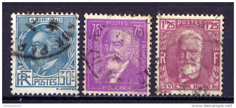 Frankreich Nr.287/9          O  Used       (897) - Used Stamps