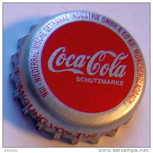 Coca Cola Mönchengladbach Germany Soda Bottle Top Crown Cap Kronkorken Capsule Tappi Chapa - Soda