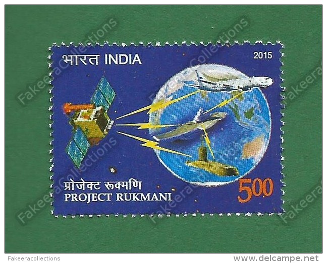 INDIA 2015 Inde Indien - PROJECT RUKMANI - MNH ** - Espace Satellite Navale Sous Marin Porte Avion Marine Navy - As Scan - Asien