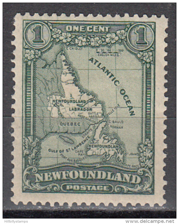 NEWFOUNDLAND    SCOTT NO.  145    MINT HINGED    YEAR  1928 - 1908-1947