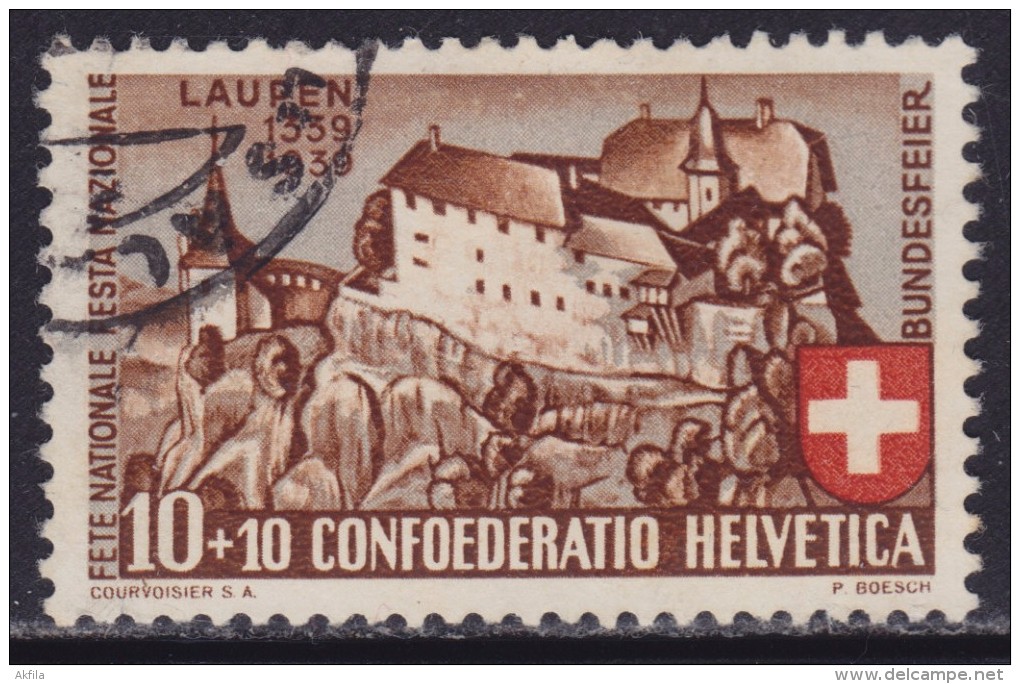 1(156). Switzerland 1939 "Pro Patria" - The Battle Of Laupen - 600th Anniversary, Used (o) Michel 356 - Used Stamps