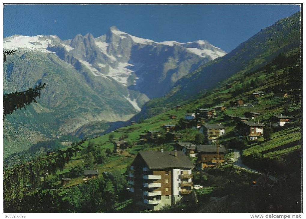 Ried Bei Bellwald, Wallis Wannenhorn - Voyagée Vers La France, Timbre "Europa" De 1989, Jeux D'enfants Non Oblitéré - Bellwald