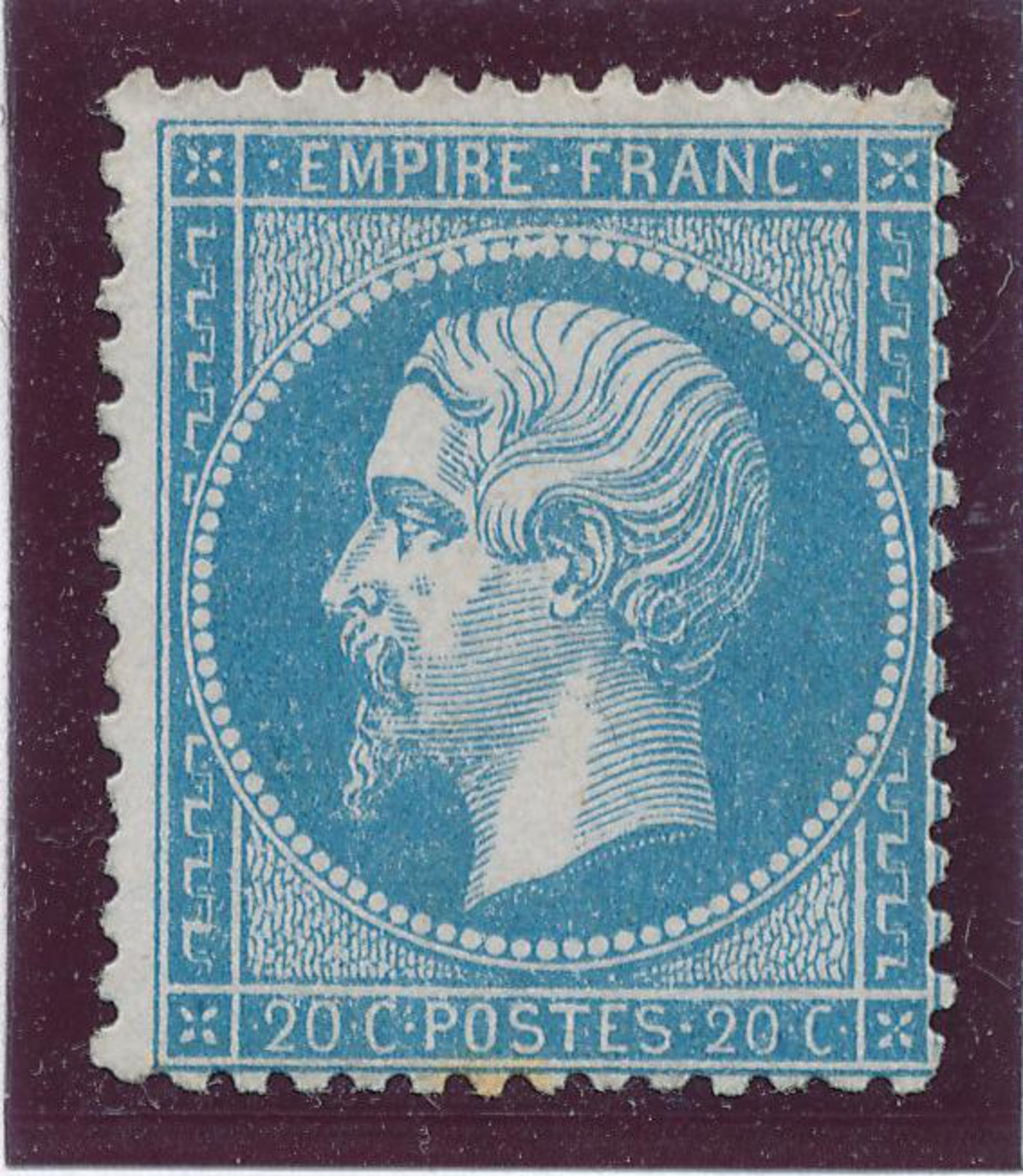 N°22 VARIÉTÉ TIMBRE NEUF S.G. - 1862 Napoléon III.