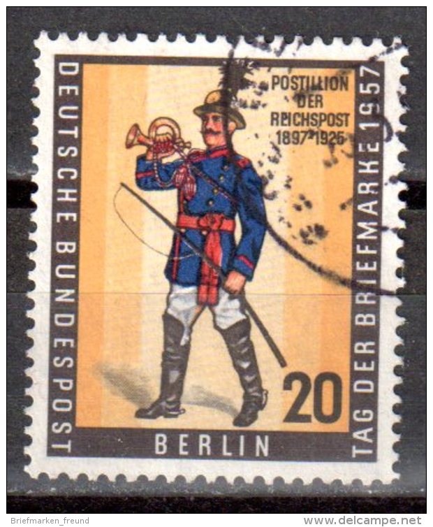 Berlin 1957 Mi. 176 Tag Der Briefmarke Gestempelt (8454) - Gebraucht