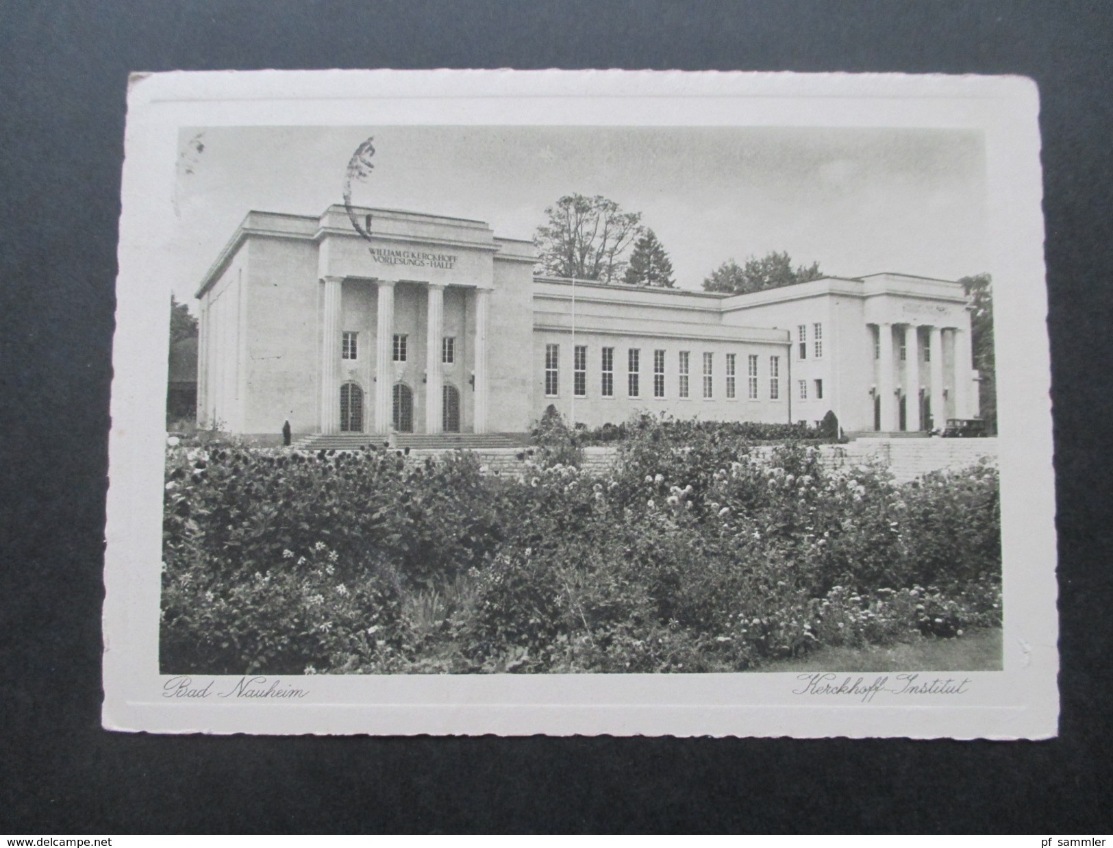 AK 1935 Bad Nauheim. Kerkhoff Institut. Werbestempel 100 Jahre Bad Nauheim - Bad Nauheim