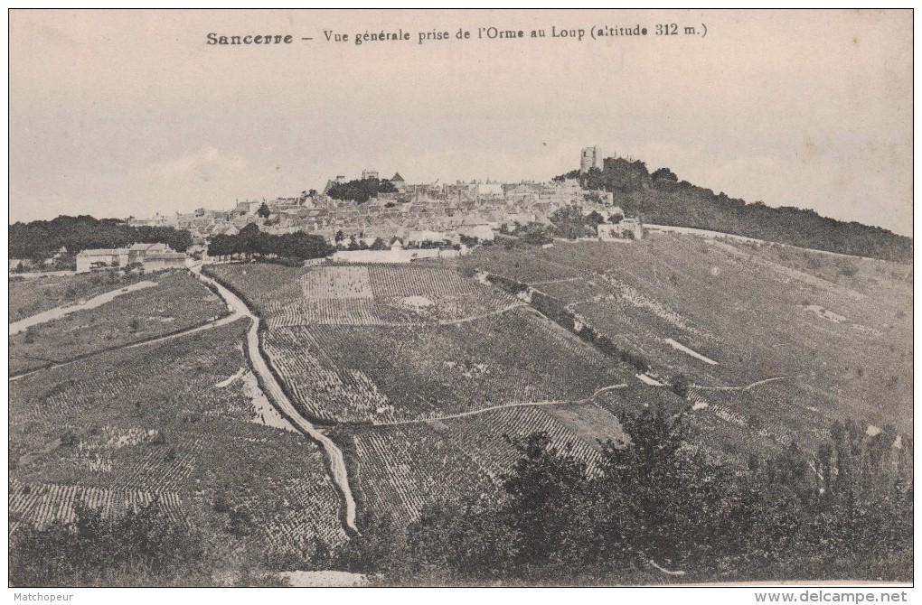 SANCERRE -18- VUE GENERALE PRISE DE L'ORME AU LOUP - Sancerre