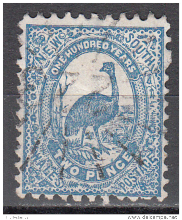 NEW SOUTH WALES    SCOTT NO. 78   USED    YEAR  1888     WMK  55  PERF. 11 X  12 - Used Stamps