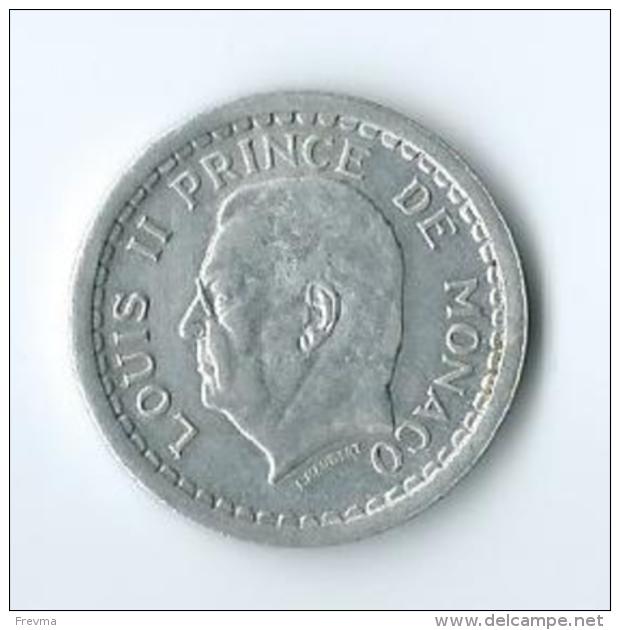 Monaco Louis II 2 Francs 1945 - 1922-1949 Louis II