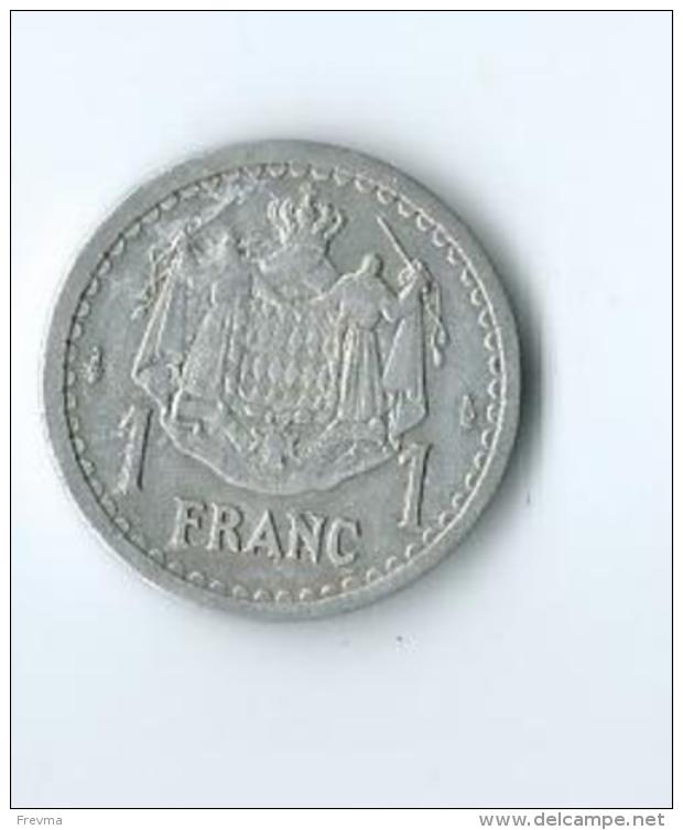 Monaco Louis II 1 Francs 1945 - 1922-1949 Louis II