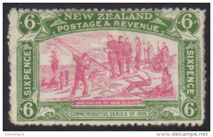 1906 Exhibition 6d Pink And Olive Green SG 373, Fine Mint.  For More Images, Please Visit... - Other & Unclassified