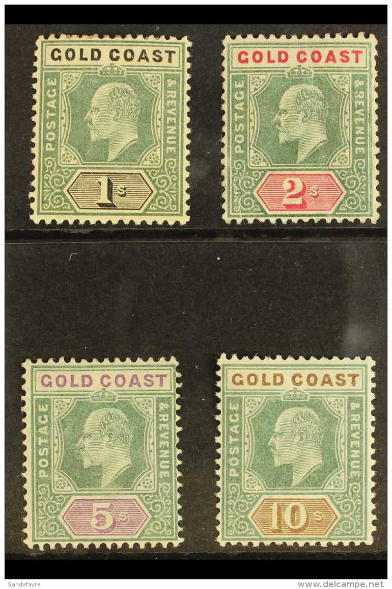1902 1s, 2s, 5s, And 10s, SG 44/47, Mint With Lovely Fresh Colours. (4 Stamps) For More Images, Please Visit... - Gold Coast (...-1957)