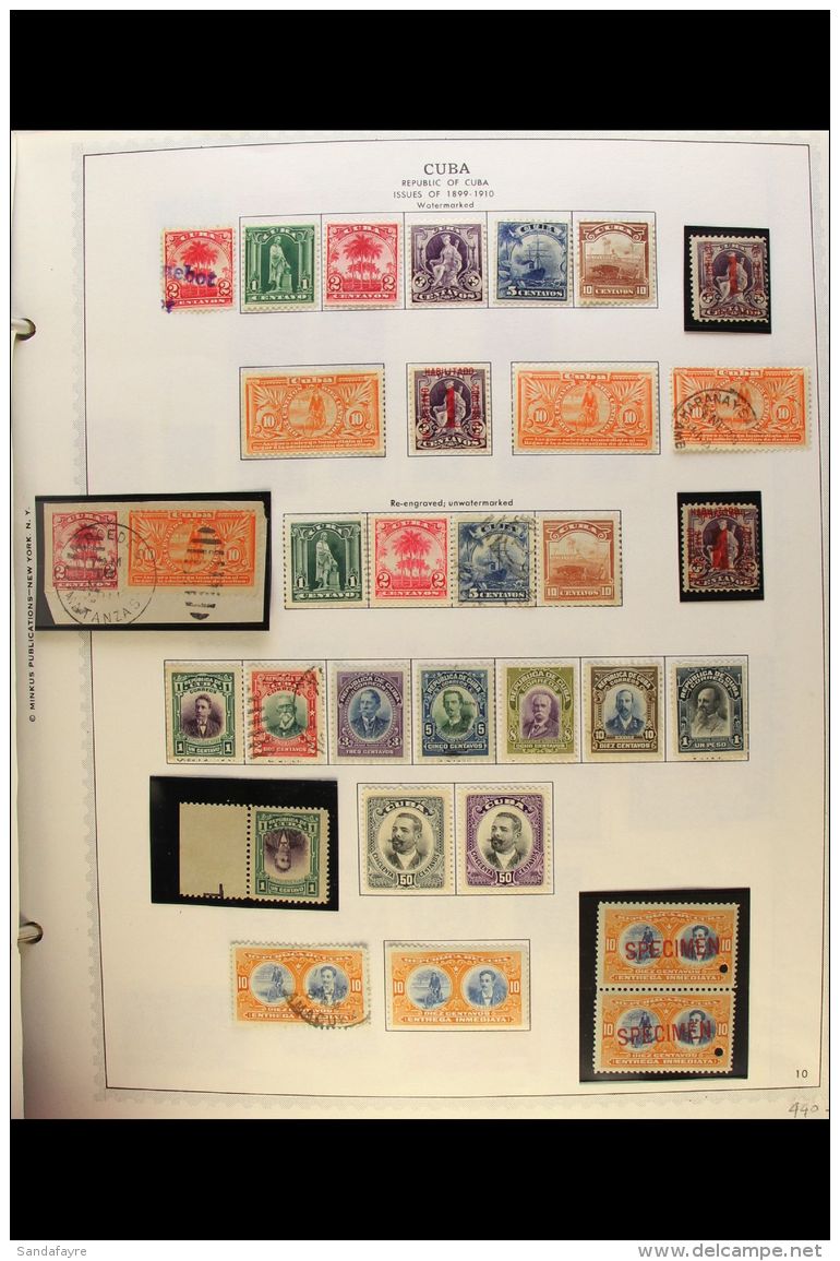 1899-1963 HIGH-POWERED COLLECTION In A Printed Album, Mint/never Hinged Mint And Used, Generally Fine And Fresh,... - Other & Unclassified