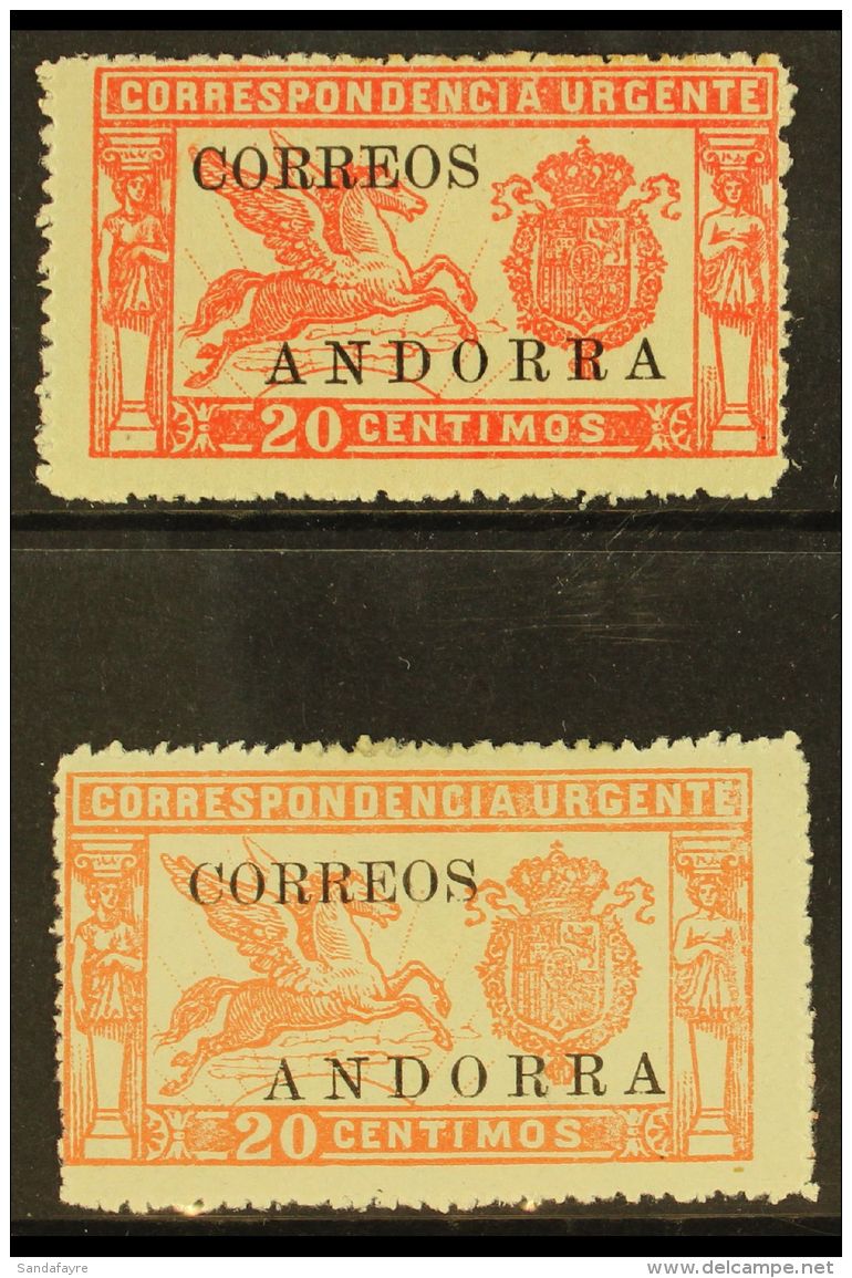 SPANISH 1928 Opt'd Express Set, Mi 13/14, Fine Mint (2 Stamps) For More Images, Please Visit... - Other & Unclassified