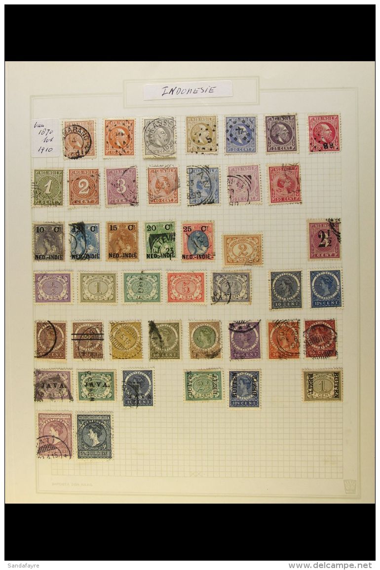 DUTCH COLONIES 1870-1999 All Different Mint And Used Collection With Sections Of Aruba, Dutch Indies, Indonesia,... - Other & Unclassified