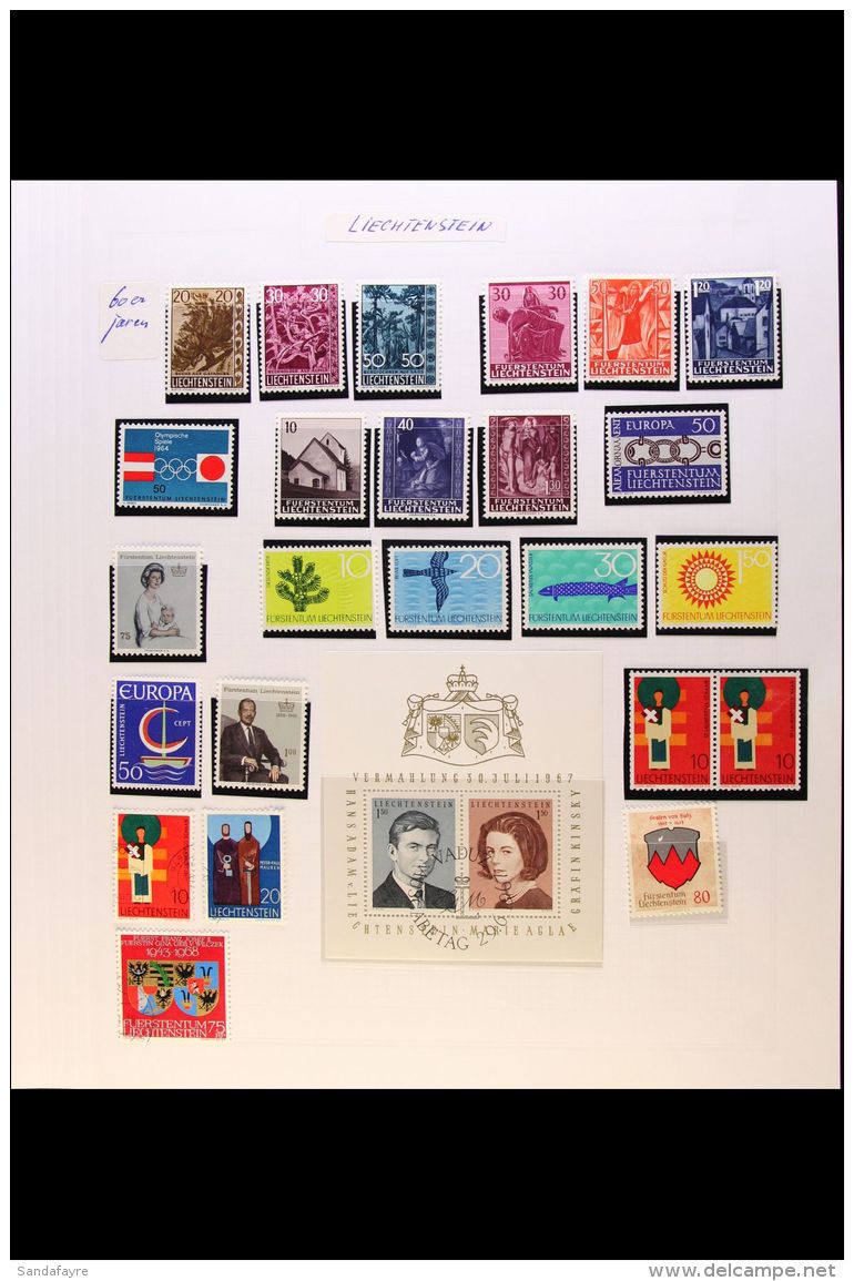 EUROPEAN COUNTRIES COLLECTION A 19th Century To 1980's Mint And Used Collection Mostly Of The Smaller European... - Other & Unclassified