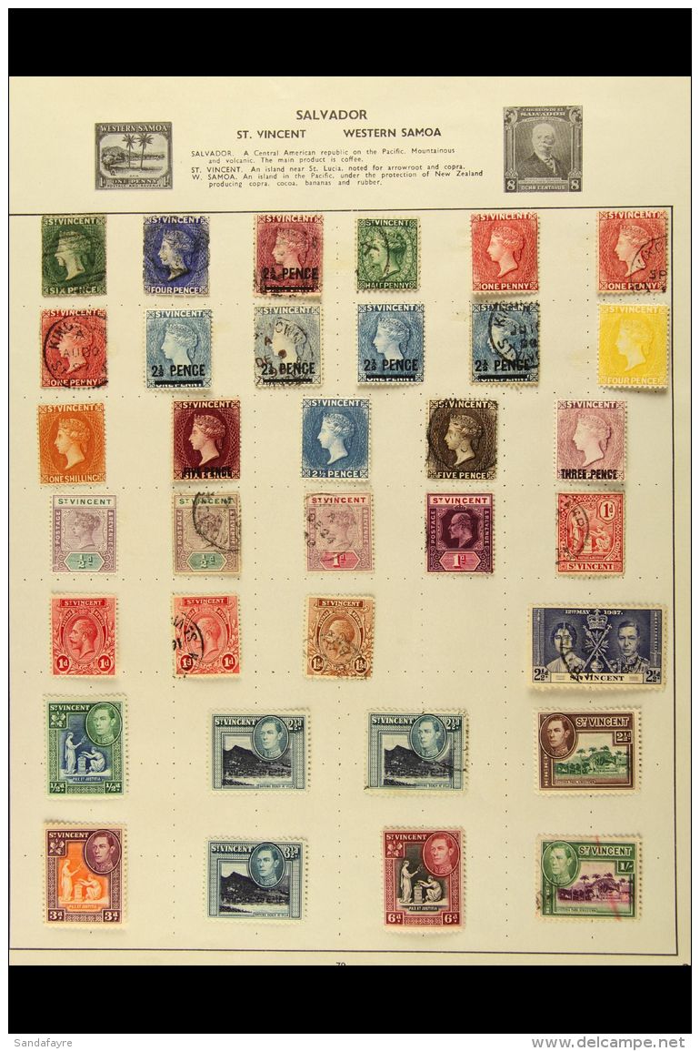 WINDWARD ISLANDS QV To 1960's Mint And Used Collection On Album Pages. Chiefly All Different &amp; Includes Useful... - Other & Unclassified