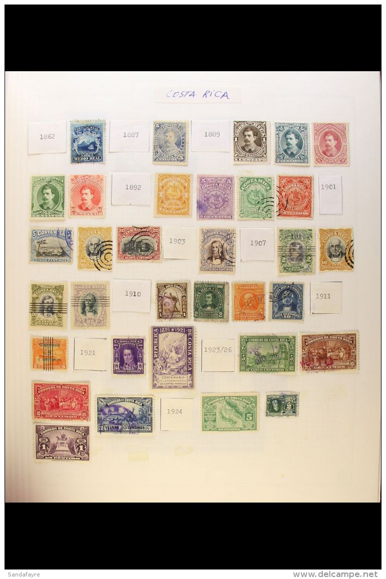SOUTH AND CENTRAL AMERICA A 19th Century To 1960's All Different Mint And Used Collection In An Album, Includes... - Other & Unclassified