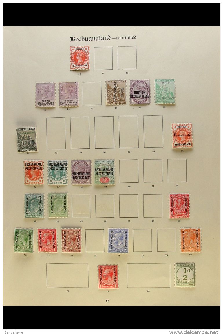 BRITISH COMMONWEALTH ACCUMULATION. 1860's-1990's Interesting Mint (many QEII Issues Are Never Hinged) &amp; Used... - Other & Unclassified