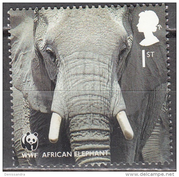 Great Britain 2011 WWF Eléphant D'Afrique Neuf ** - Nuevos