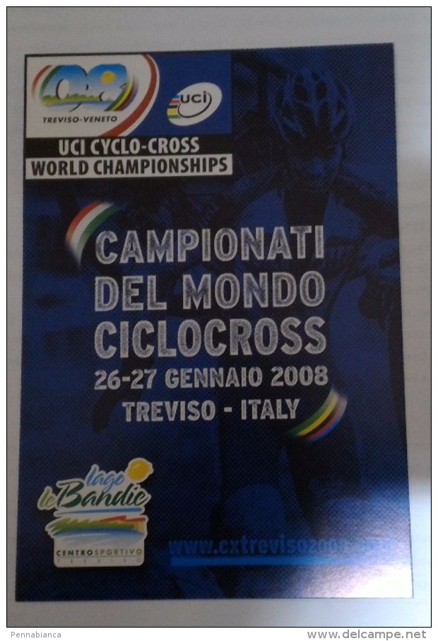 CICLISMO-CYCLING-CYCLISME-RADFAHREN-world Cycling Championship-ciclo Cross-cartolina+programma - Radsport