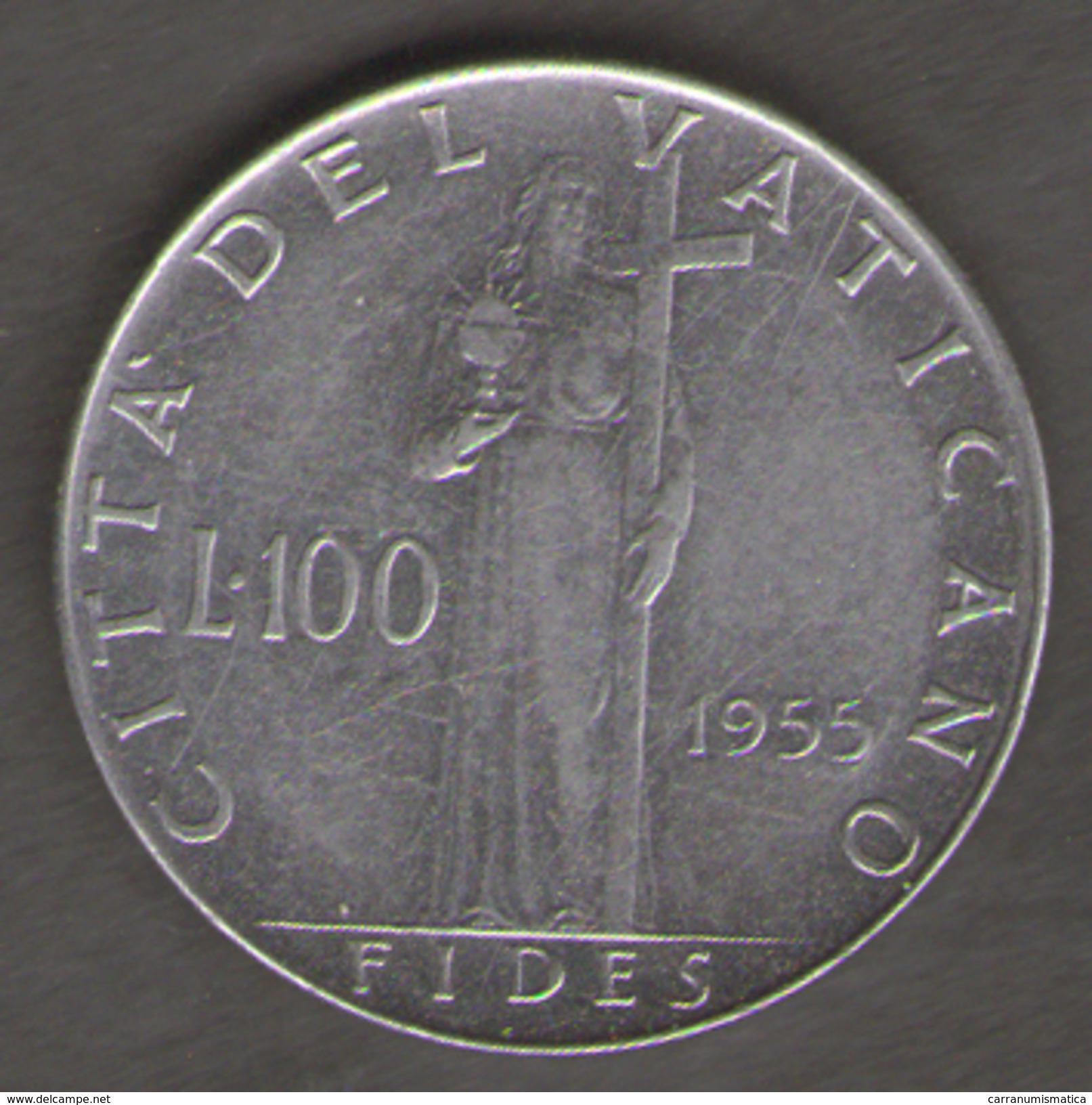 VATICANO 100 LIRE 1955 - Vaticano