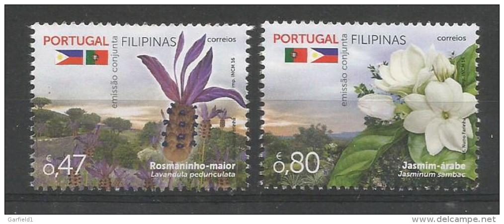 Portugal 2016, Zusammenarbeit Portugal/Filipinas, Postfrisch / MNH  Compl. Set - Ungebraucht