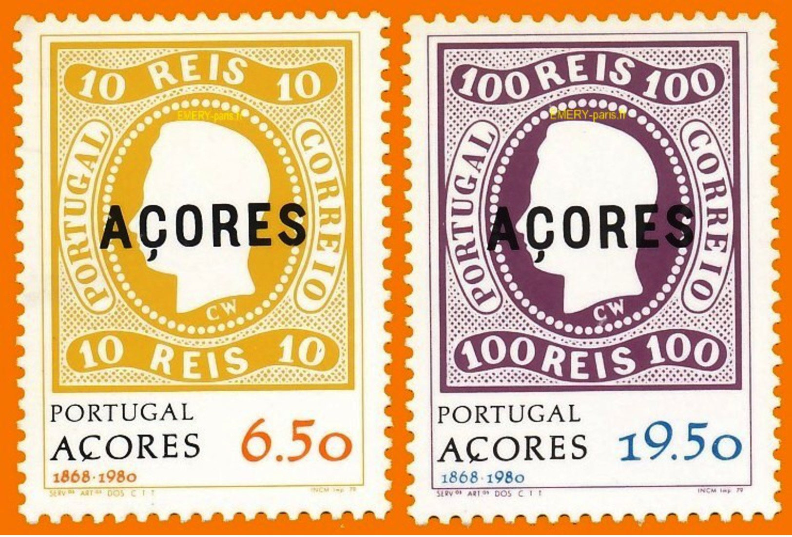 Açores (Portugal) **LUXE 1980 P 323 Et 324 Paire - Azores