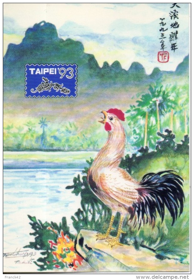 Polynésie Française. Entier Postal. Taipei 93. Exposition Philatélique Internationale à Formose - Enteros Postales