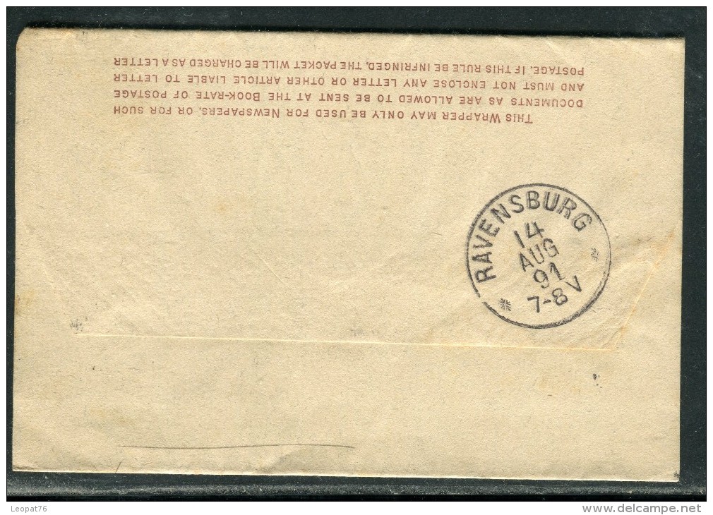 Grande Bretagne - Entier Postal De Londres Pour Ravensburg En 1891   Réf O 120 - Interi Postali