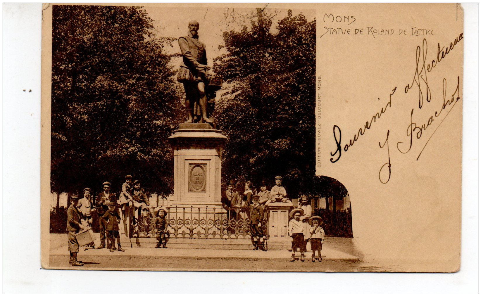 MONS Statue De Roland De Lattre - Mons