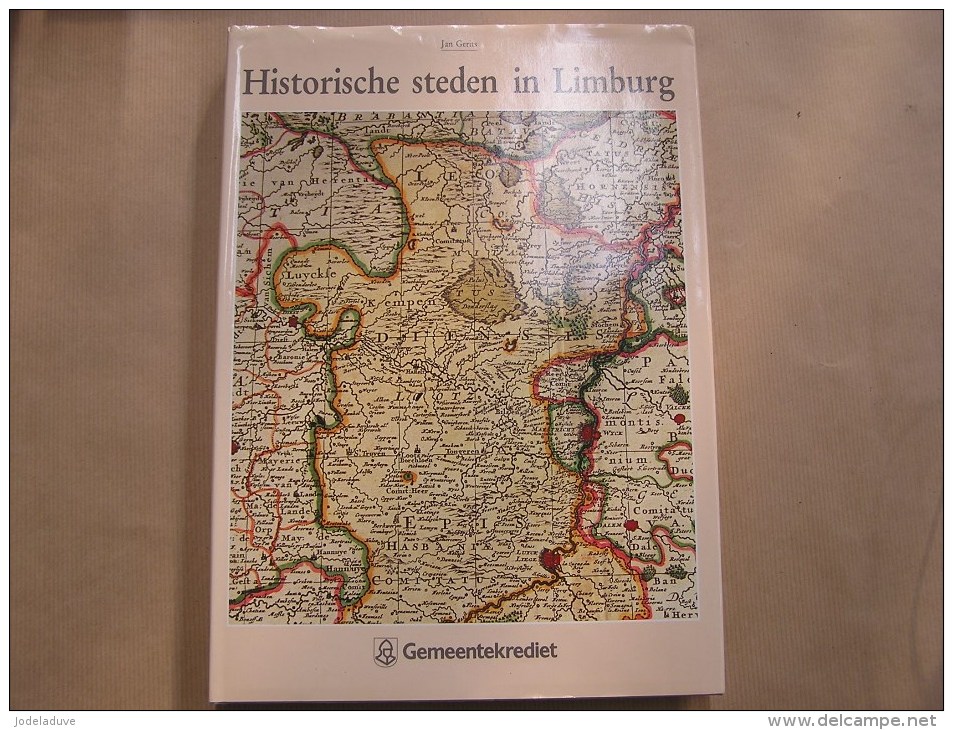 HISTORISCHE STEDEN IN LIMBURG Régionaal Belgïe Hasselt St Truiden Beringen Halen Stokkem Rekem Geschiedenis Cartografie - Histoire