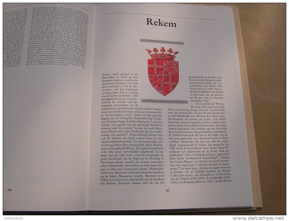 HISTORISCHE STEDEN IN LIMBURG Régionaal Belgïe Hasselt St Truiden Beringen Halen Stokkem Rekem Geschiedenis Cartografie