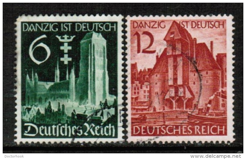 GERMANY   Scott # 492-3 VF USED - Used Stamps