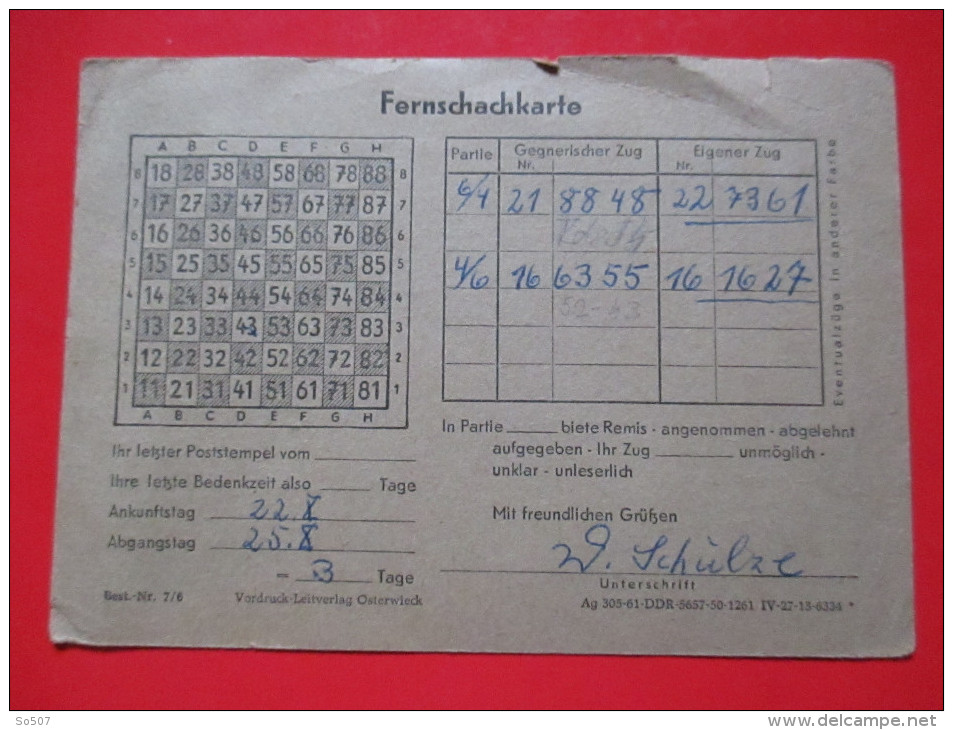 Q1-Correspondence Card / Postcard- Chess Move Mail -Dresden To Belgrad 1962. -With Red Cross Seal - Schach