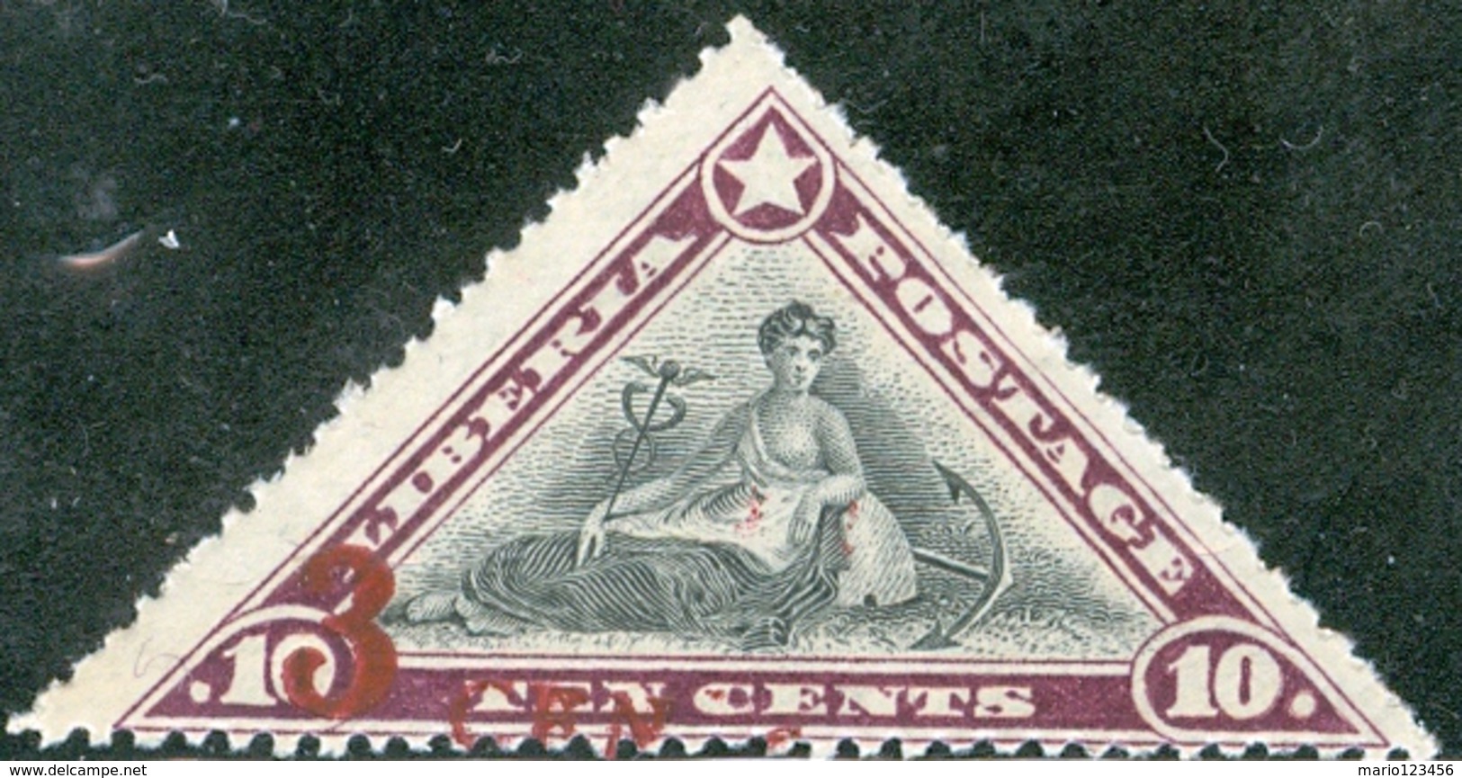 LIBERIA, COMMEMORATIVO, 1918, COMMERCIO, FRANCOBOLLO NUOVO (MLH*), Scott 162,  YT 139 - Liberia