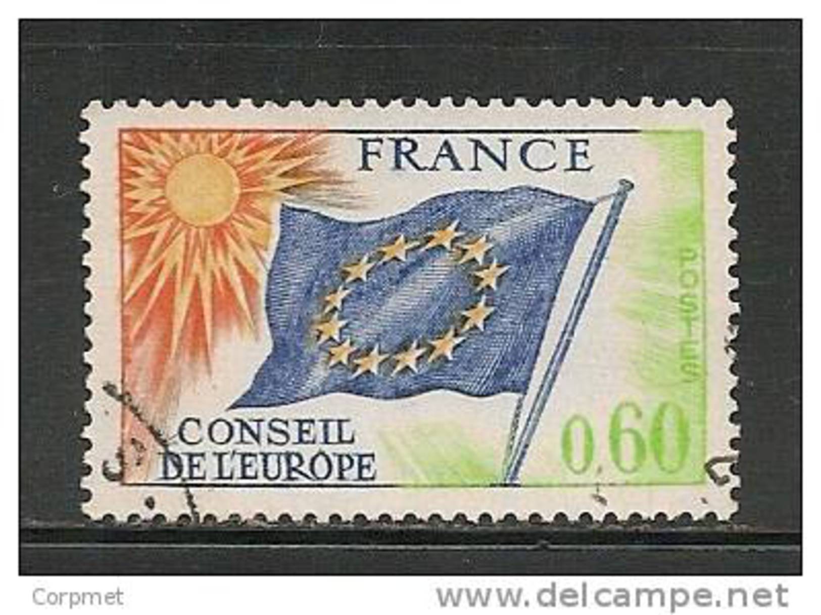 FRANCE - 1975 SERVICE - Drapeau - Flag  Yvert  # 46 - USED - Used